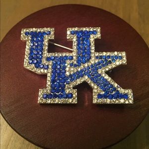 Kentucky Wildcats Rhinestone Pin Brooch