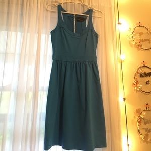 Cynthia Rowley structured turquoise dress