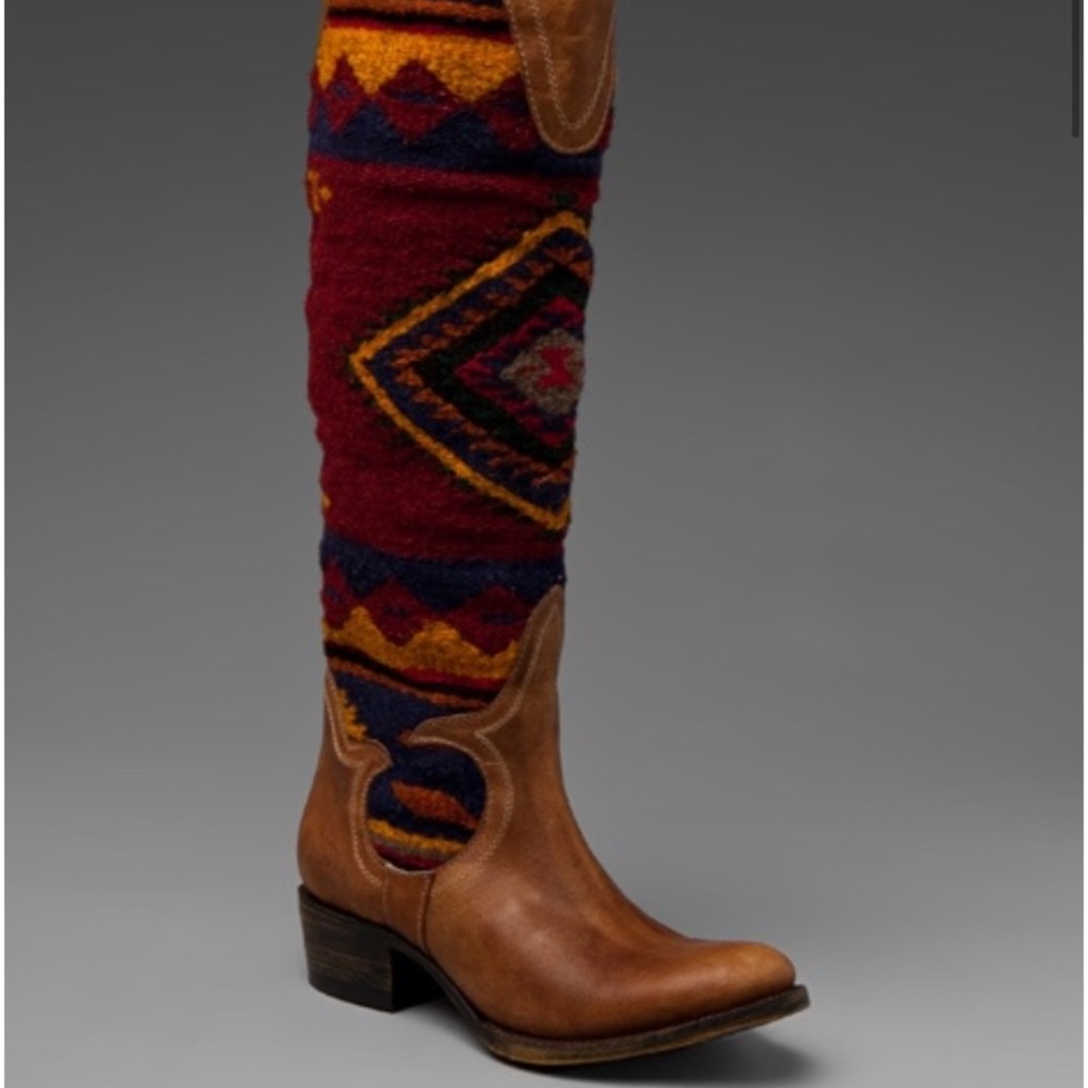 Freebird Mexi blanket boots perfect for Coachella