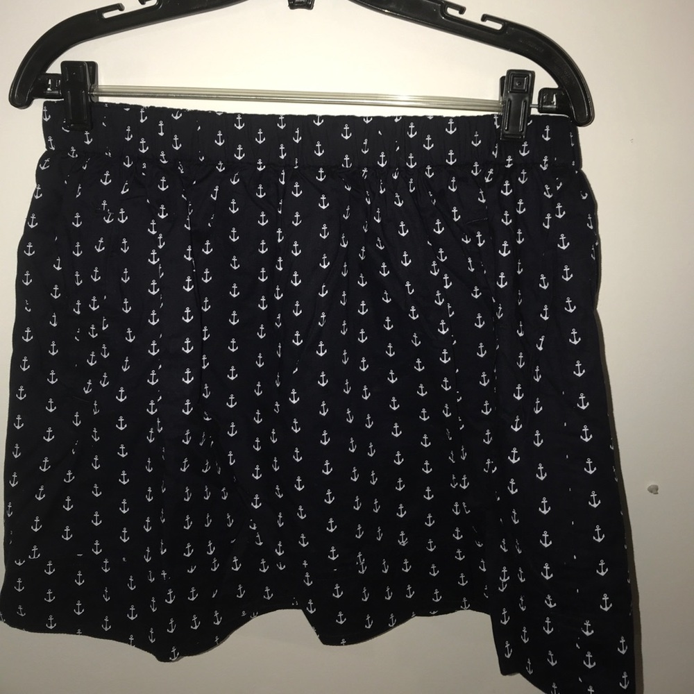J. Crew Anchor Patterned Skater Skirt
