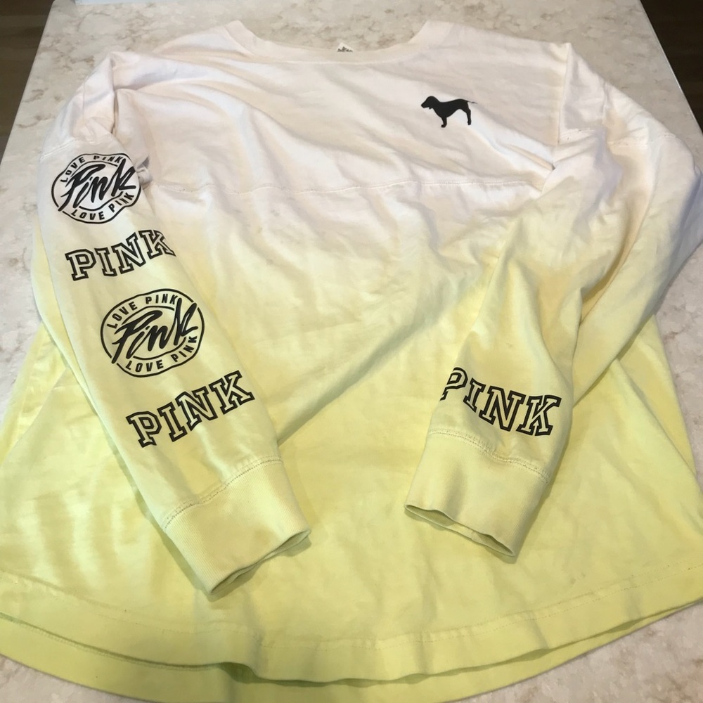 Ombré Pink VS crew neck