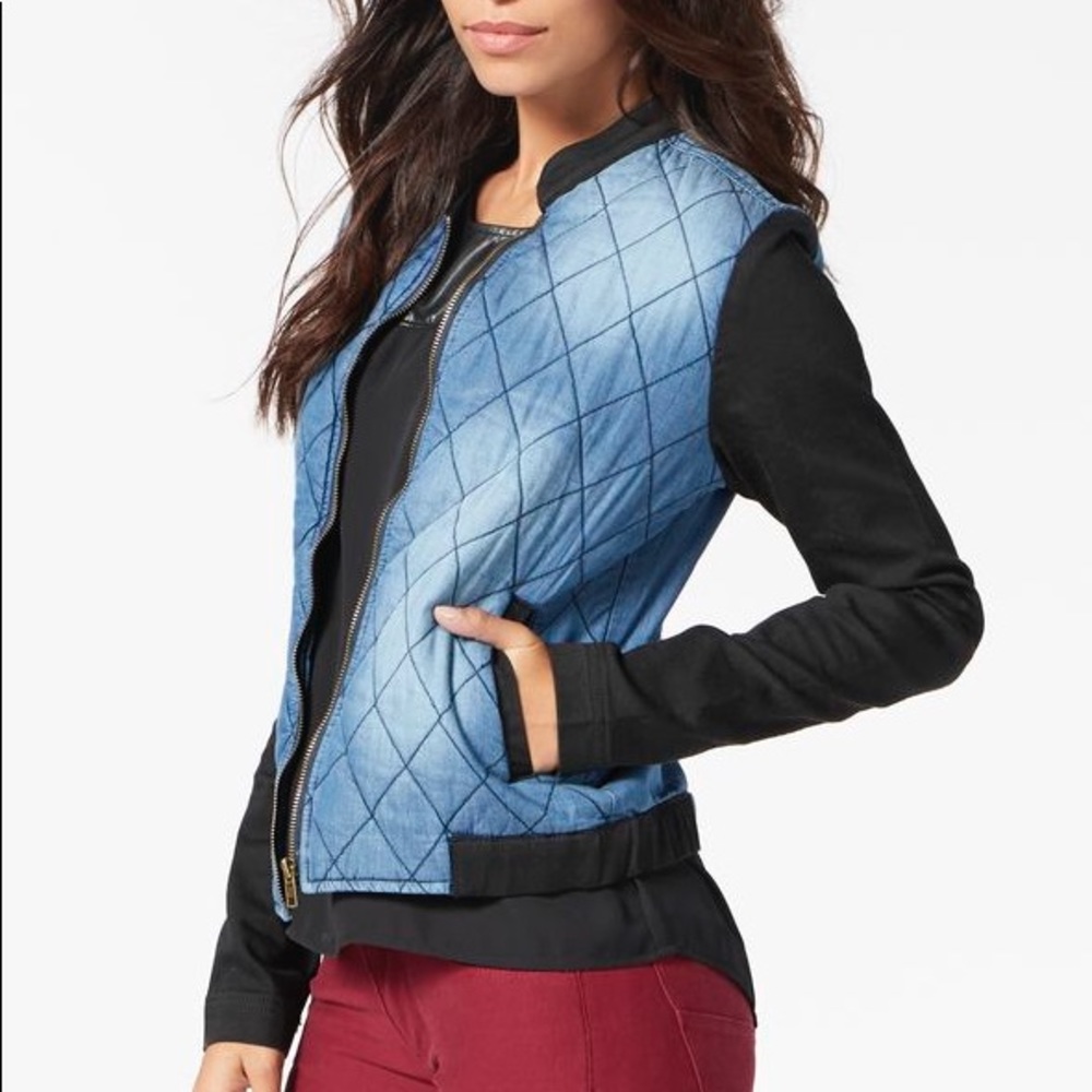 Quilted Bomber Jacket