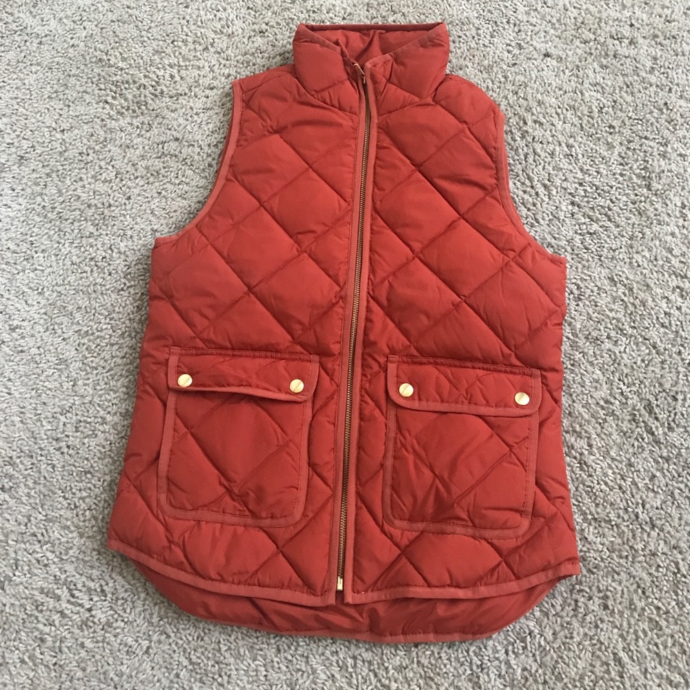 J crew quilted vest