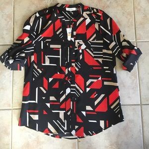 Calvin Klein 3/4 button down