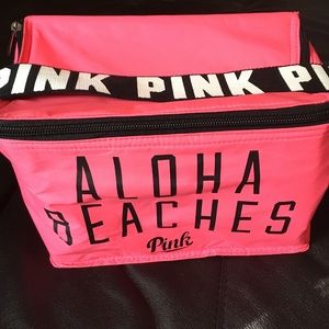 Pink cooler / lunch bag