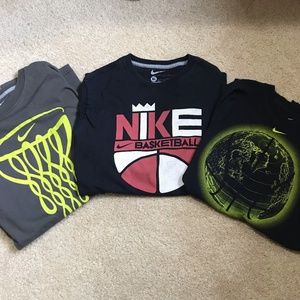 Bundle of NIKE Basketball Long Sleeves (Boy's XL)