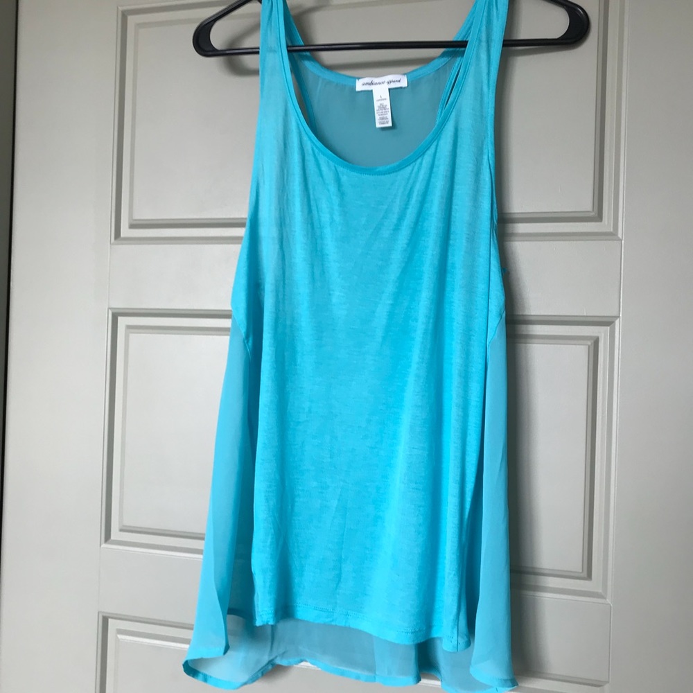 Sheer Blue Tank