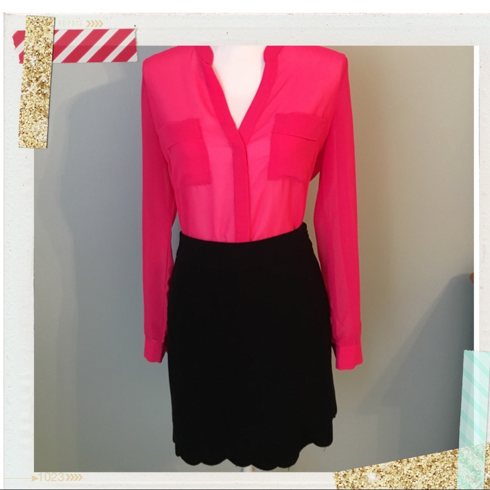 Hot Pink Sheer Portofino