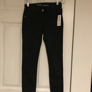 OLDNAVY ROCKSTAR DISTRESSED SKINNY JEAN PETITE NWT