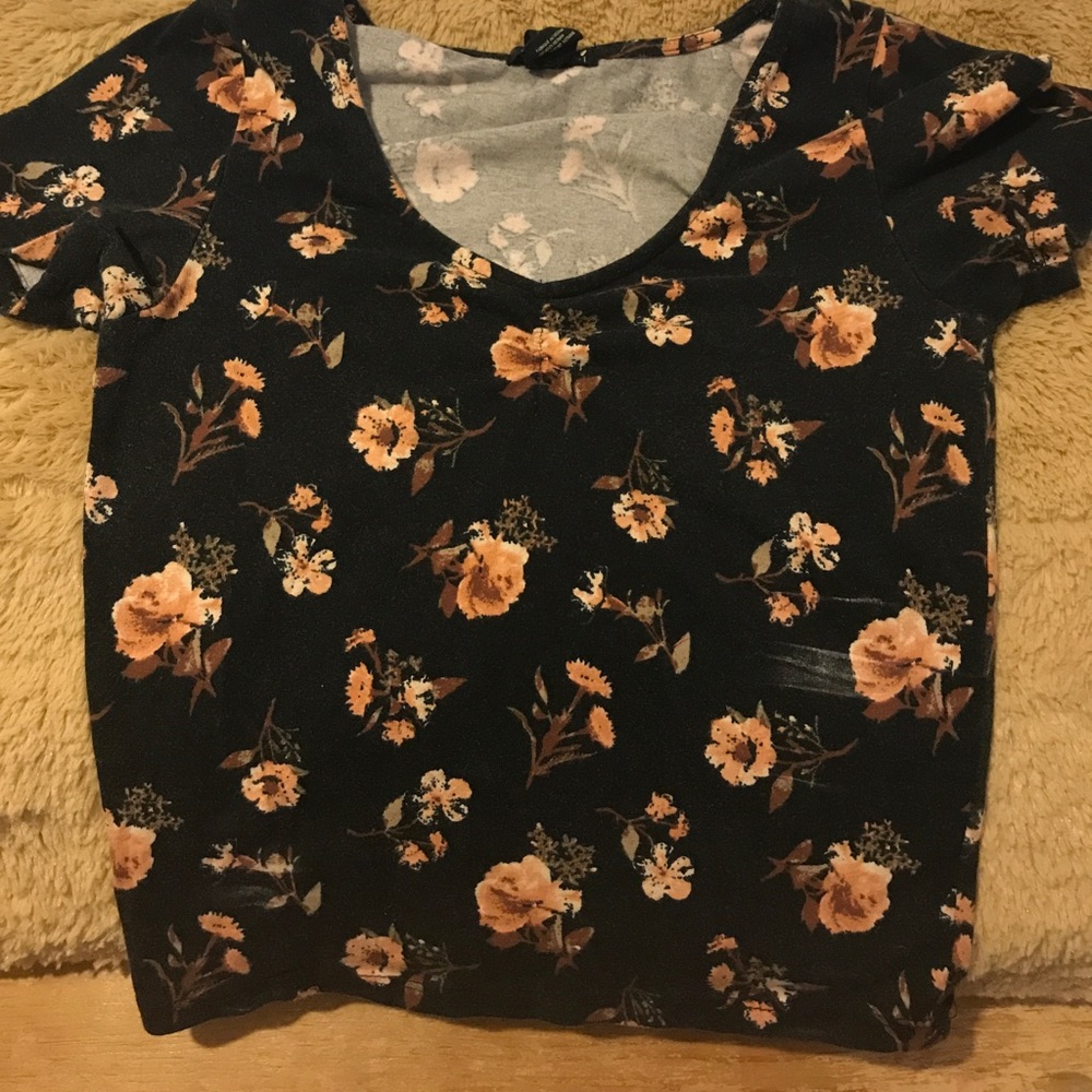 Floral crop top
