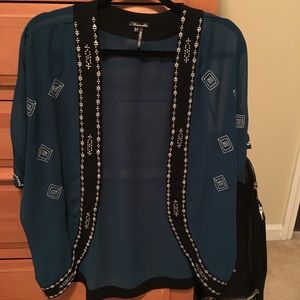 Marineblue Kimono