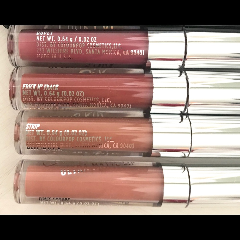 Colourpop mini liquid lipsticks bundle