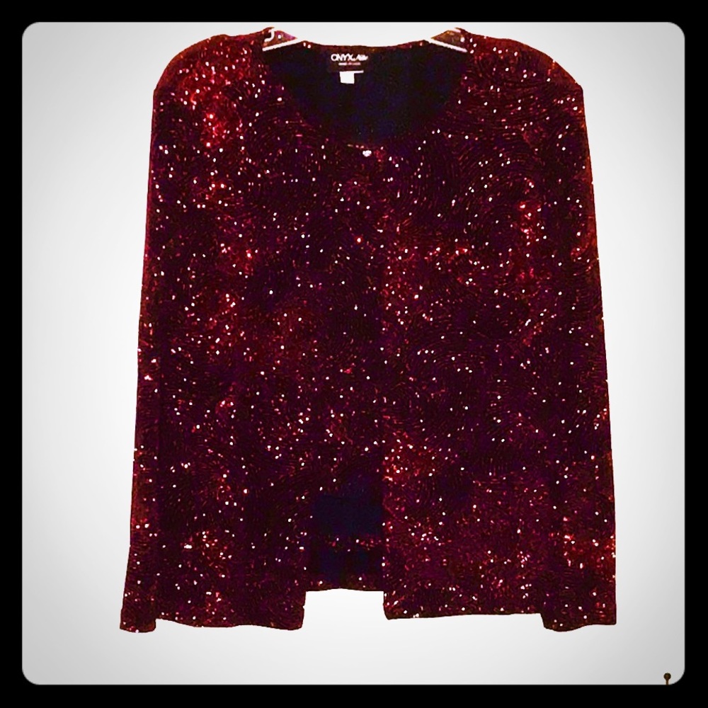 Onyx Nite Cardigan and Matching Tank