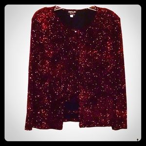 Onyx Nite Cardigan and Matching Tank