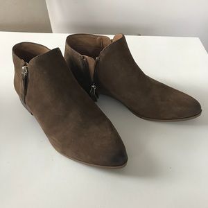 Franco Sarto brown ankle booties NEW size 7.5