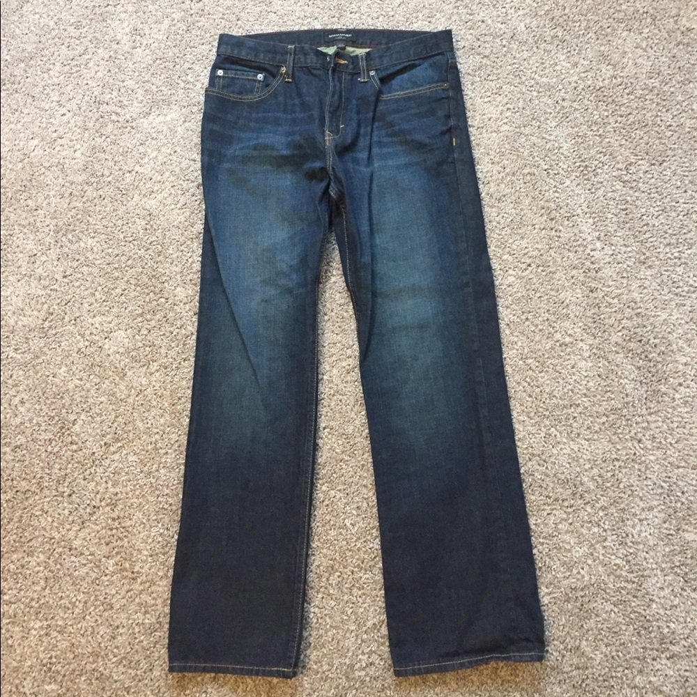 Banana Republic Straight Leg Jeans 33x32