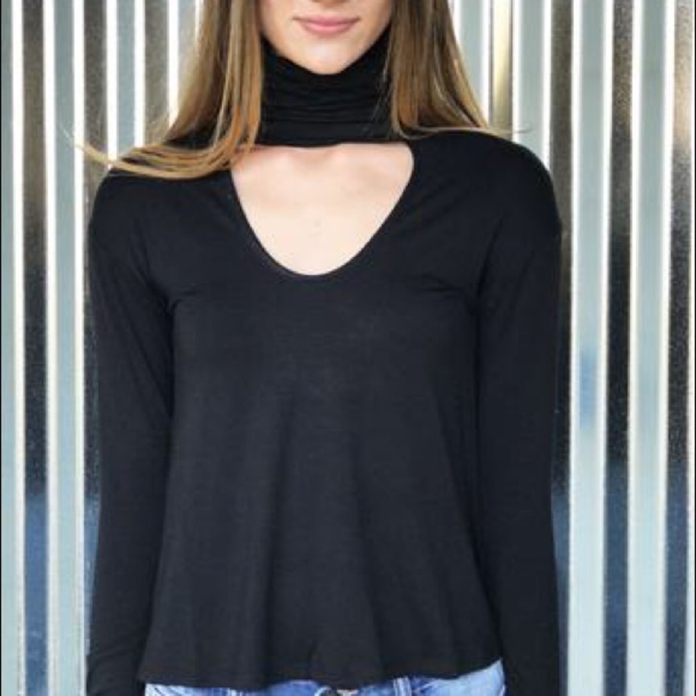 SOLD OUT Black Choker Top Stevie Tees