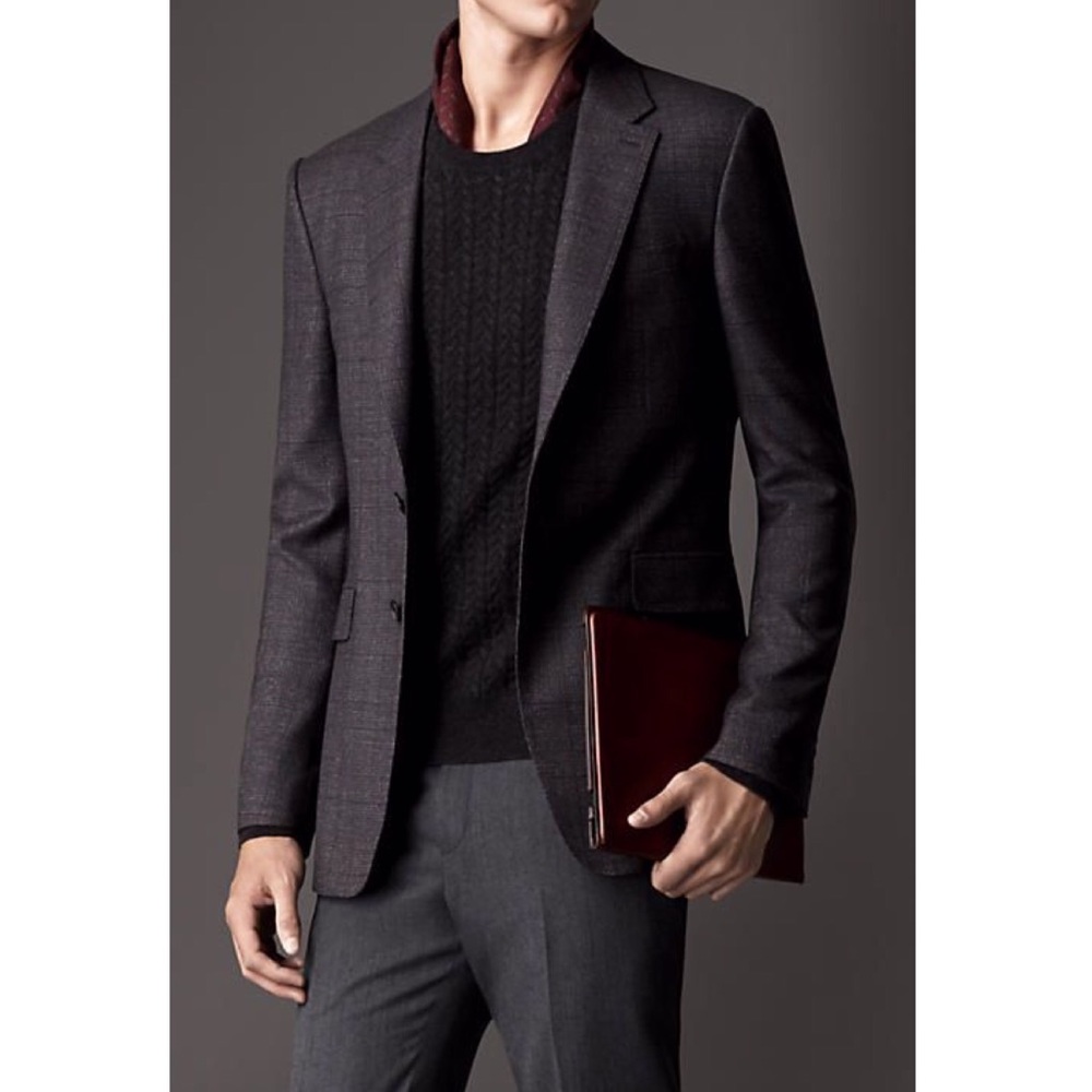 NEW Burberry Wool Suit Blazer