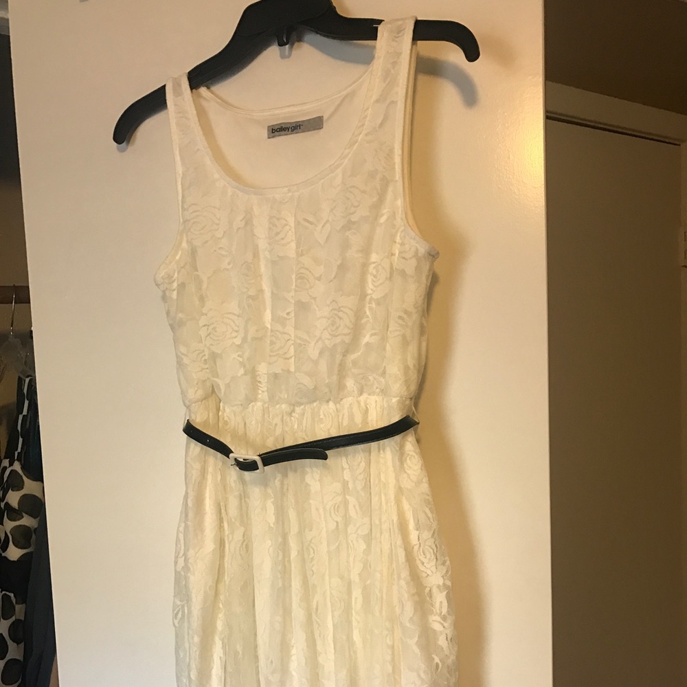 White BaileyGirl Lace Dress