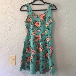 Floral mini dress
