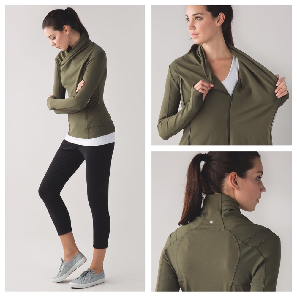 SOLD Lululemon Bhakti Jacket Fatigue Green