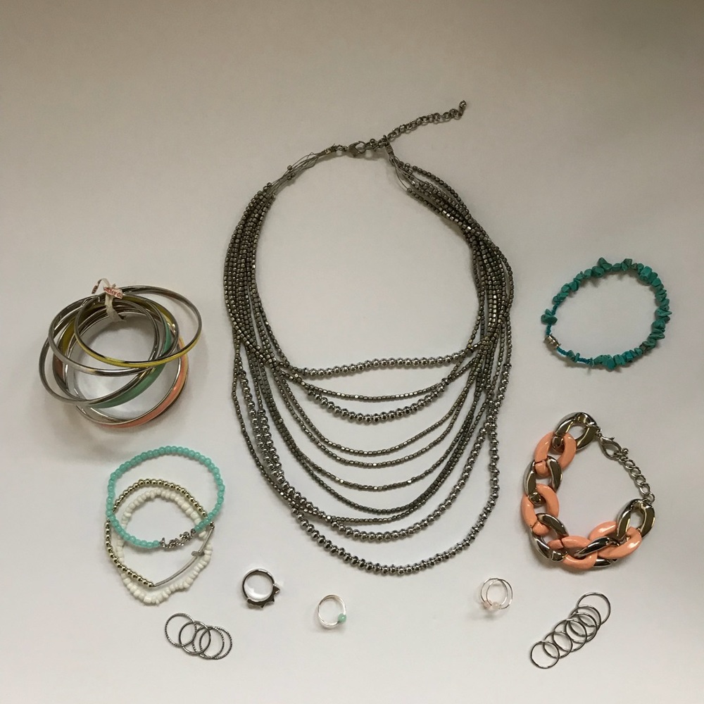 Silver Jewelry Bundle 26 PIECES TOTAL