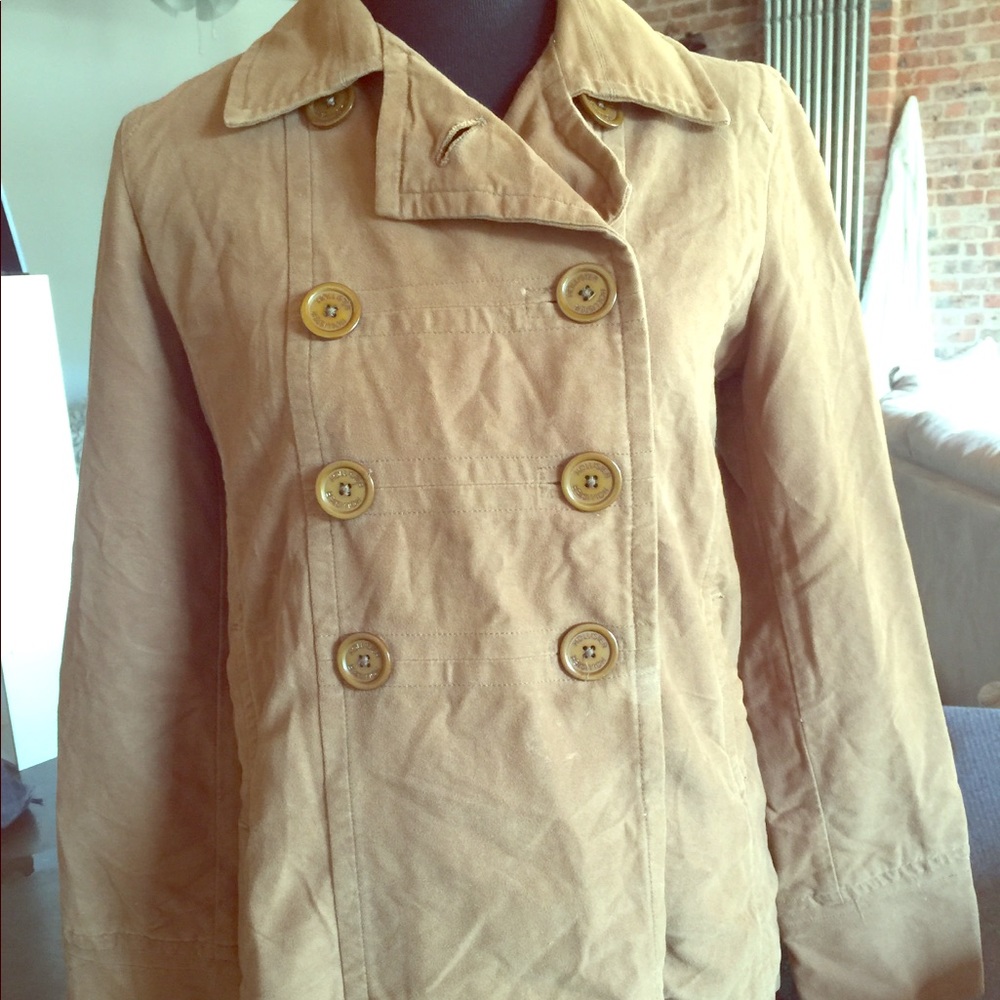 Hollister camel jacket size L