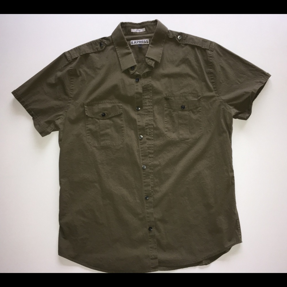 Express XL Fitted Button-Up