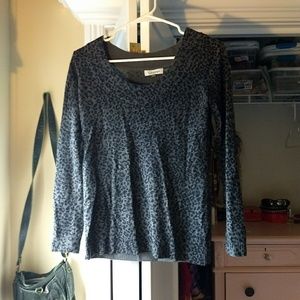 Calvin Klein grey leopard XS sweater