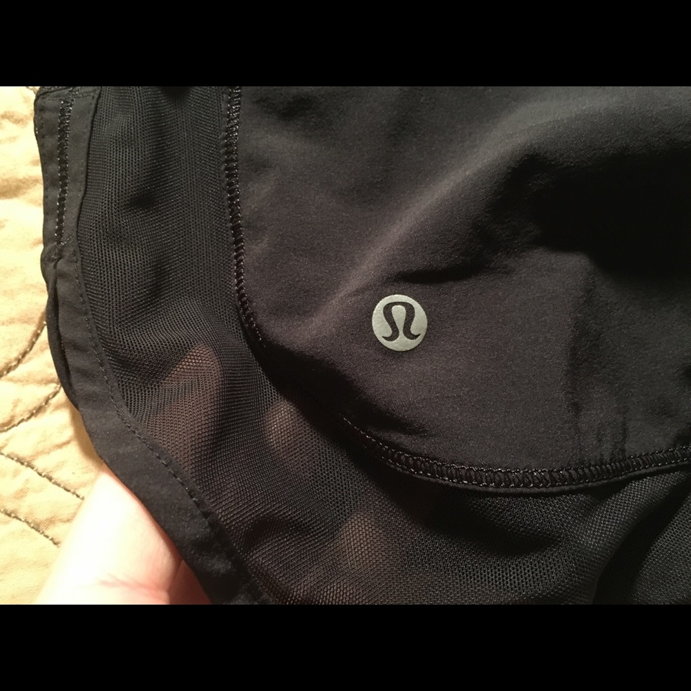 Lululemon shorts with skirt. Mesh detail size 2
