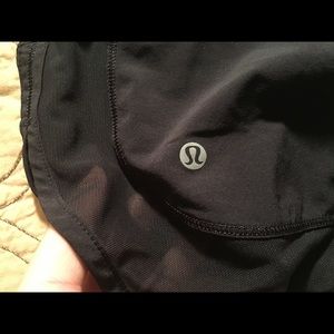 Lululemon shorts with skirt. Mesh detail size 2