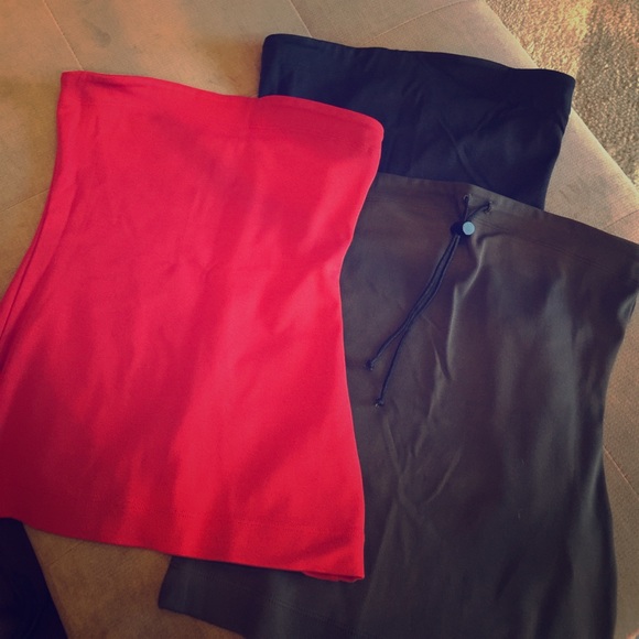 Bebe Tube Tops 3 - Picture 1 of 2