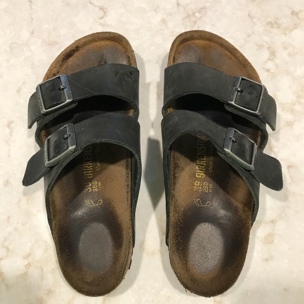 Black Arizona Birkinstocks