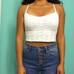 Free People White Bralette