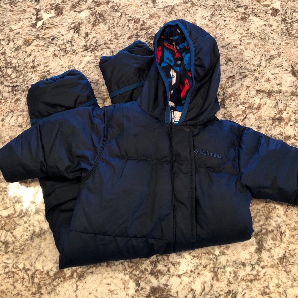 Columbia one-piece snowsuit 12-18 months