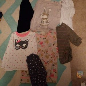 Girls LOT long sleeve 7 items