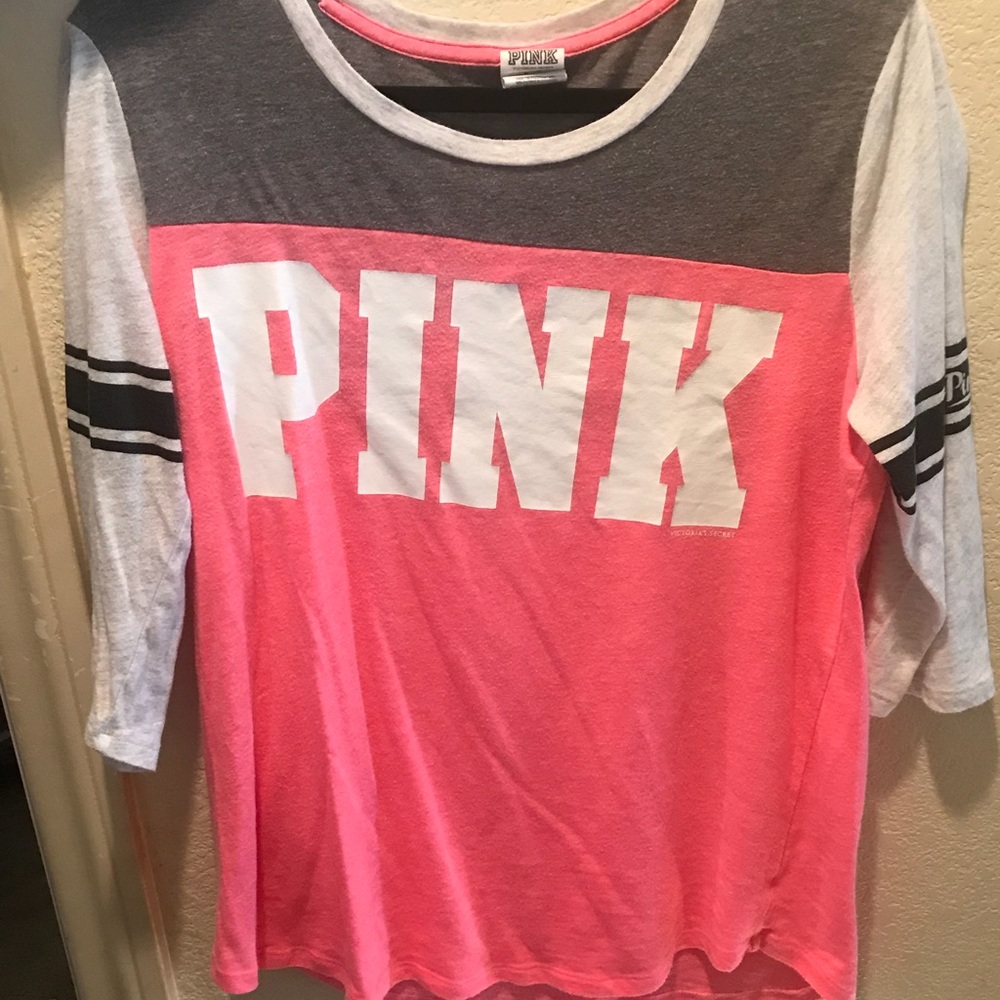 SOLD! PINK baseball tee