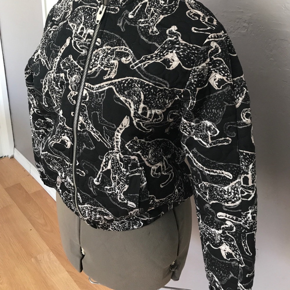 Animal print jacket