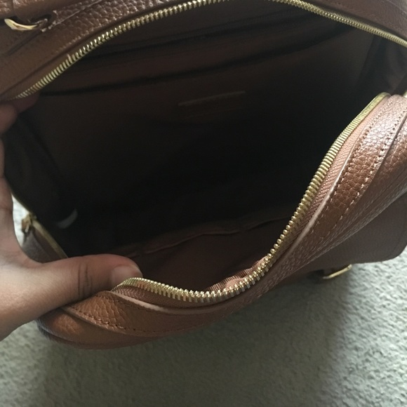 Genuine leather backpack
