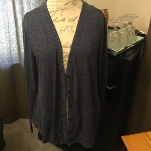 Navy Heather Gap Cardigan Like New!