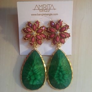 Amrita Singh statement earrings