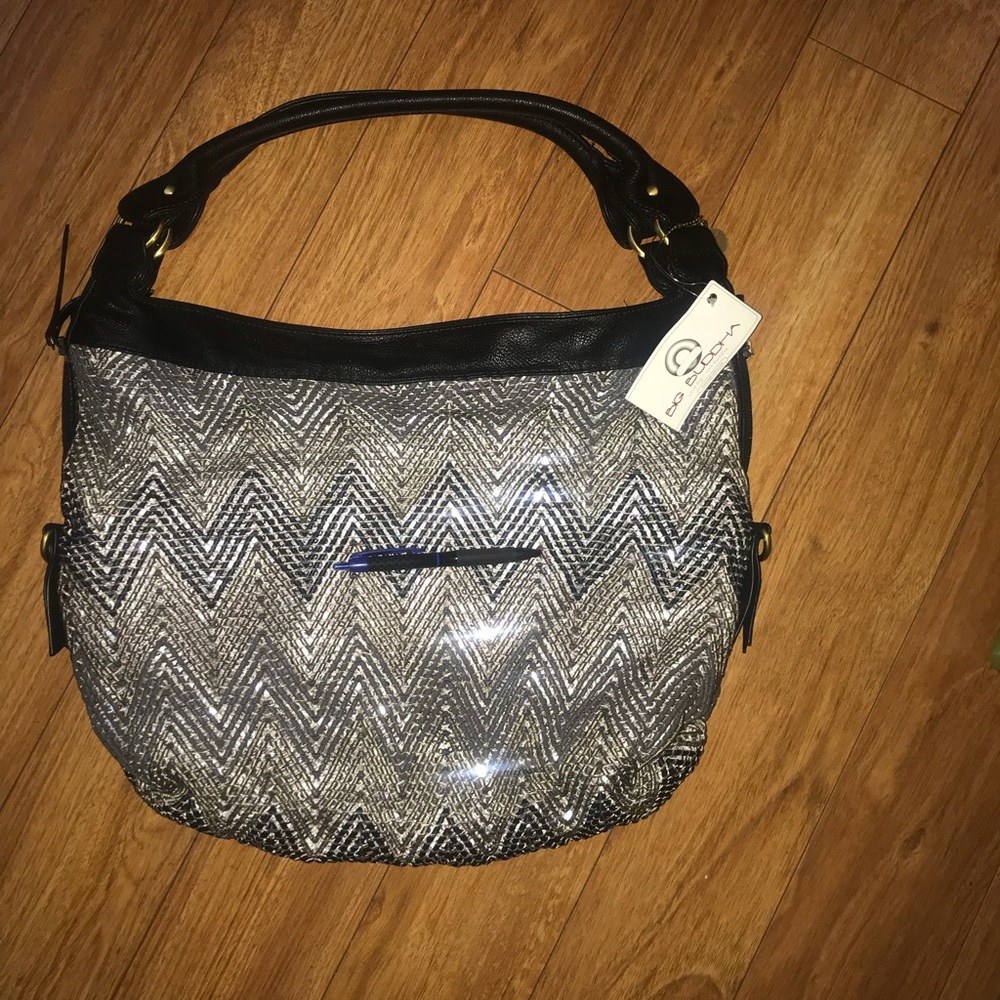 Big Buddha Courtney charcoal handbag