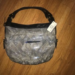 Big Buddha Courtney charcoal handbag