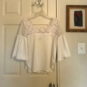 White hippie shirt