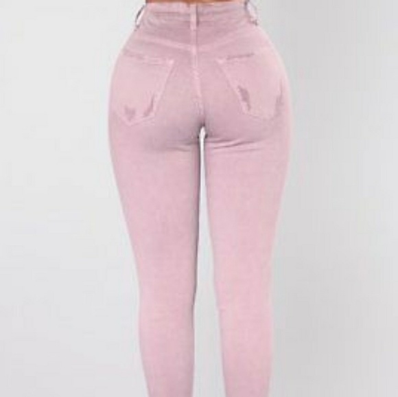 FASHION NOVA LAVENDER JEANS SIZE 11 - Picture 3 of 8