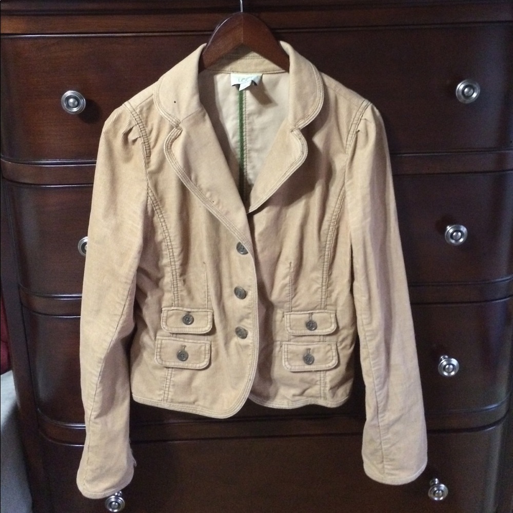 Corduroy tailored blazer