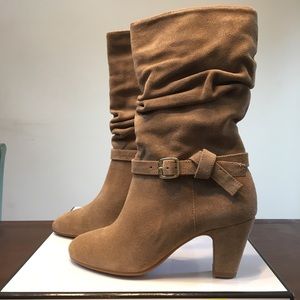 Yarra Mid Calf Slouchy Boot in Sahara Sand (Tan)