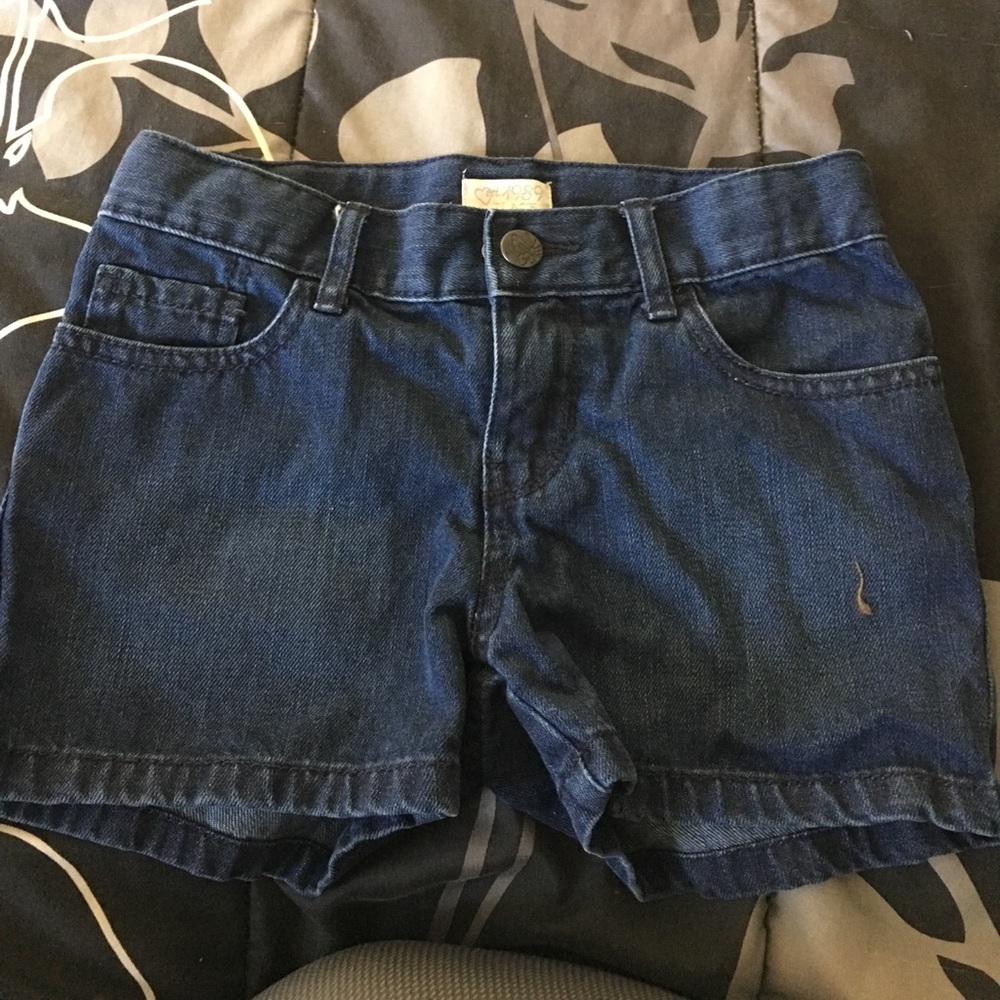 Girls jean shorts