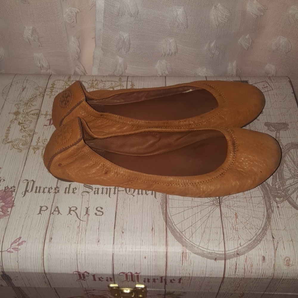 Tory Burch Leather Flats - Picture 2 of 4