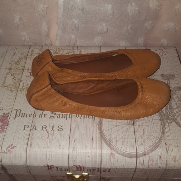 Tory Burch Leather Flats - Picture 2 of 4